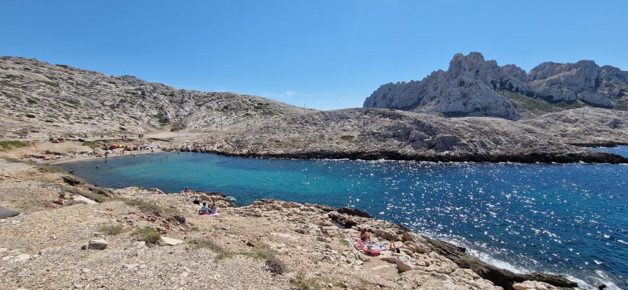 Pointe Rouge A 2Mn De La Plage - Avec Petite Vue Mer Marseilles Exterior foto